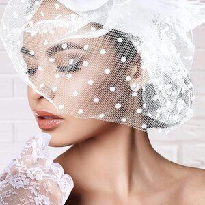 4 Pcs 50s Tea Party with Short Lace Gloves